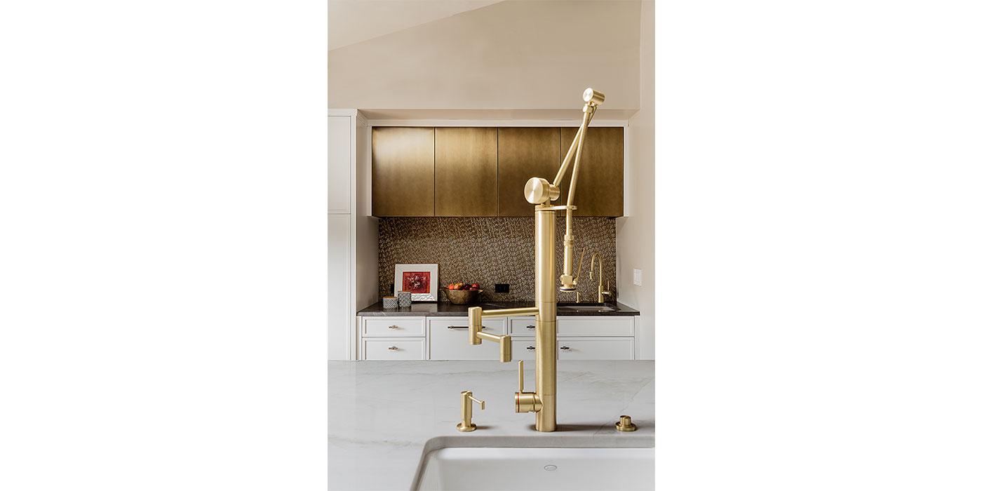 Contemporary faucet by Waterstone, used in kitchen designer Donna Venegas' own home.